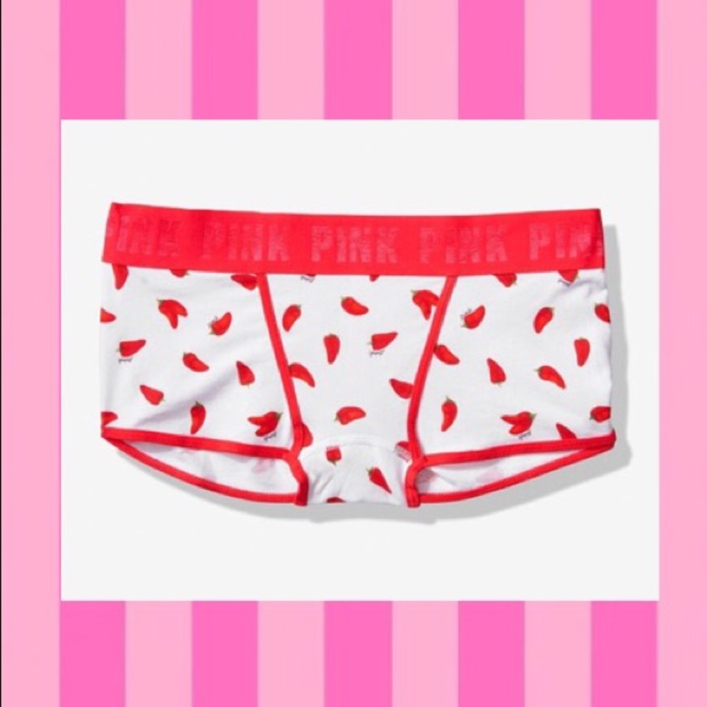 🌶 Victoria’s Secret Pink Logo Boyshort